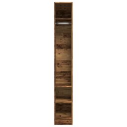 Berkfield Home Wardrobe Old Wood 30x50x200 cm Engineered Wood in Brown - Size: 30 x 50 x 200 cm - thumbnail 4