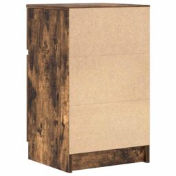 Berkfield Home Bedside Cabinets 2 pcs Smoked Oak 39x35x65 cm Engineered Wood - Size: 39 x 35 x 65 cm - thumbnail 9