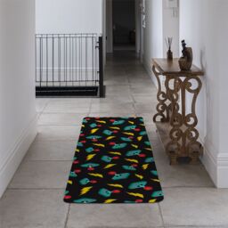 Benjamin Tate Design Retro Video Game Joystick Runner Rug in Natural - Size: 67 cm x 230 cm - thumbnail 3