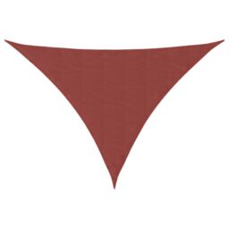 Berkfield Home Sunshade Sail Oxford Fabric Triangular 4x5x6.4 m Terracotta in Brown - thumbnail 2