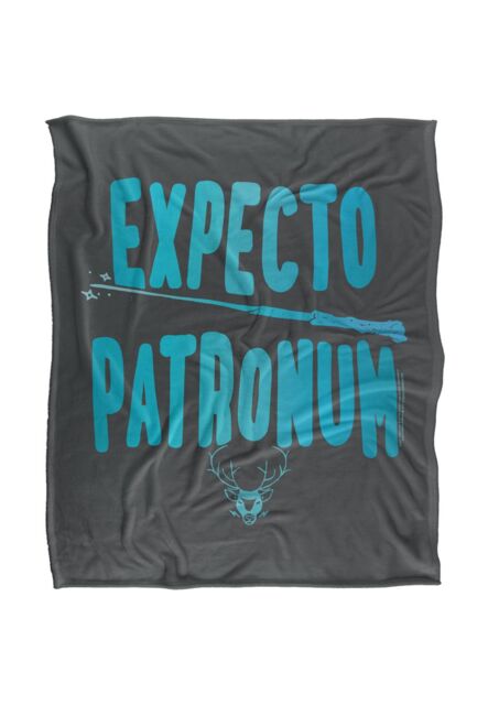 Warner Brothers Harry Potter The Internal Animal Blanket 152 x 127 cm in White - image 1