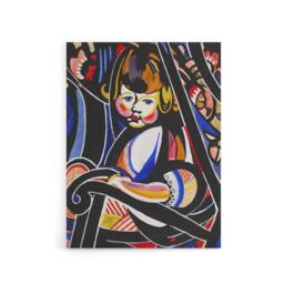"Artery8 Child in Rocker Portrait Henry Lyman Sayen Canvas Wall Art Print - Size: W12"" x H16""" - thumbnail 1