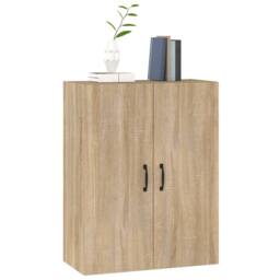 Berkfield Home Hanging Cabinet Sonoma Oak 69, 5x34x90 cm Engineered Wood in Light Tan - Size: 5 x 34 x 90 cm - thumbnail 4