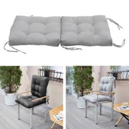 Kelvenix High Back Cushion Pad Garden light grey - Size: 100 cm x 190 cm - thumbnail 4