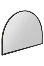 "MirrorOutlet Black Metal Framed Arched Garden Wall Mirror 49"" X 35"" (125CM X 90CM) - Size: 1 Pack" - thumbnail 3