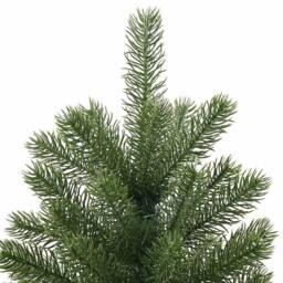 Berkfield Home Elegant Artificial Christmas Tree with 300 LEDs Green 240 cm PE a - thumbnail 7