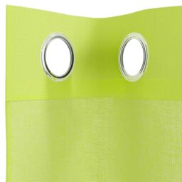 Berkfield Home Voile Curtains with Grommets 2 pcs Apple Green 140x300 cm - thumbnail 5