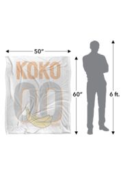 Warner Brothers Seinfeld, 152x127cm The Costanza Silky Touch Super Soft Throw Blanket in White - Size: 152x127 cm - thumbnail 5