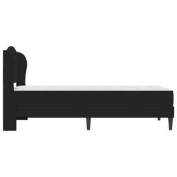 Berkfield Home Bed Frame with Headboard Black 90 x 190 cm Faux Leather - thumbnail 7