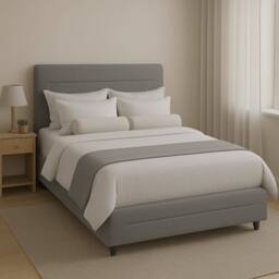 Furniture Maxi Cibor Wooden Bed Frame with 2 Drawers Single Bed or Double Bed in Grey - thumbnail 1