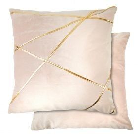 New Edge Blinds Fractal Cushion Cover in Pink - Size: 43 cm x 43 cm - image 1