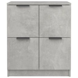 Berkfield Home Sideboard Concrete Grey 60x30x70 cm Engineered Wood - Size: 60 x 30 x 70 cm - thumbnail 5