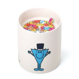 Mr. Men And Little Miss Mr Cool Quoted Peppermint& Eucalptus Scented Candle in Blue - Size: Medium - thumbnail 2