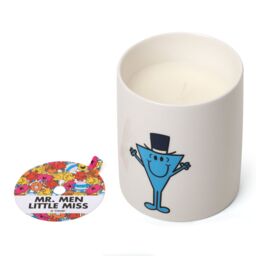 Mr. Men And Little Miss Mr Cool Quoted Peppermint& Eucalptus Scented Candle in Blue - Size: Medium - thumbnail 5