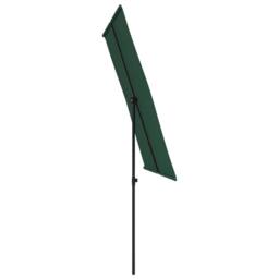Berkfield Home Outdoor Parasol with Aluminium Pole 2x1.5 m Green - thumbnail 5