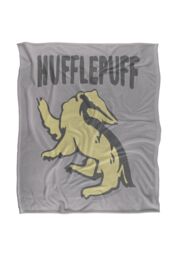 Warner Brothers Harry Potter The Hufflepuff Blanket 152 x 127 cm in White - thumbnail 1