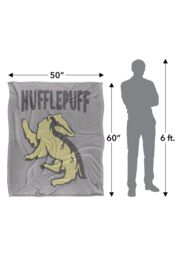 Warner Brothers Harry Potter The Hufflepuff Blanket 152 x 127 cm in White - thumbnail 5