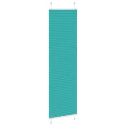 Berkfield Home Pleated Blind Petrol Green 55x200 cm Fabric Width 54.4 cm Polyester - thumbnail 3