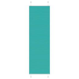Berkfield Home Pleated Blind Petrol Green 55x200 cm Fabric Width 54.4 cm Polyester - thumbnail 2