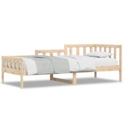 Berkfield Home Day Bed 90x190 cm Solid Wood Pine in Light Tan