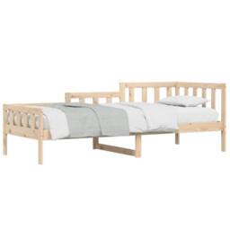 Berkfield Home Day Bed 90x190 cm Solid Wood Pine in Light Tan - thumbnail 3