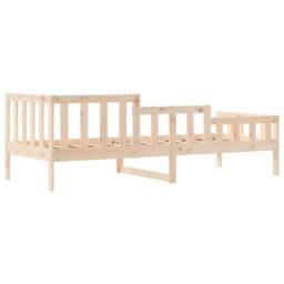 Berkfield Home Day Bed 90x190 cm Solid Wood Pine in Light Tan - thumbnail 7