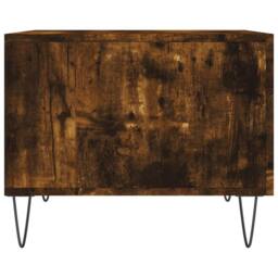 Berkfield Home Coffee Tables 2 pcs Smoked Oak 50x50x40 cm Engineered Wood in Brown - Size: 50 x 50 x 40 cm - thumbnail 8