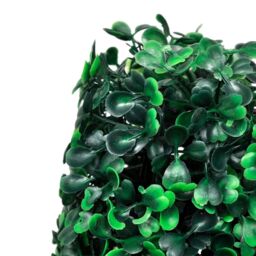 Berkfield Home Set of 3 Artificial Boxwood Pyramid Topiary in Green - thumbnail 4