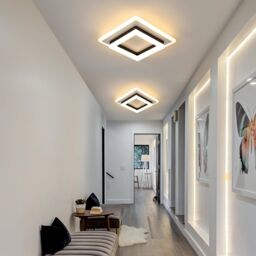 Pheashine Modern Geometric LED Ceiling Light 24W 2350 Lumen in Black - thumbnail 8