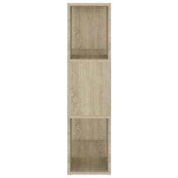 Berkfield Home Book Cabinet Room Divider Sonoma Oak 60x24x94 cm Engineered Wood in Brown - Size: 60 x 24 x 94 cm - thumbnail 6