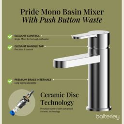 Balterley Wall Hung 2 Door Bathroom Vanity Unit, Tap & Toilet Pack, Green, 579mm in Green - thumbnail 6