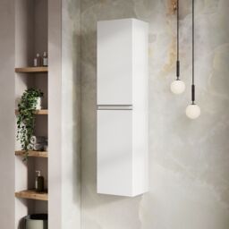 Banyetti Vatilla 1500mm Wall Hung Tall Cabinet - Gloss White - thumbnail 9