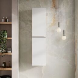 Banyetti Vatilla 1500mm Wall Hung Tall Cabinet - Gloss White