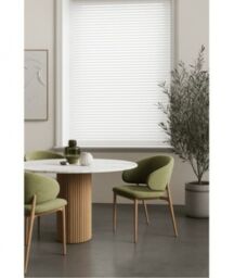 New Edge Blinds 152cm Drop, 25mm Slat PVC Venetian Blind White - Size: 180 cm - thumbnail 4