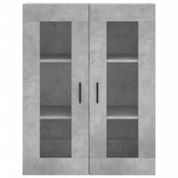Berkfield Home Highboard Concrete Grey 69.5x34x180 cm Engineered Wood - thumbnail 6