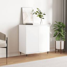 Berkfield Home Sideboard White 60x35x70 cm Engineered Wood - Size: 60 x 35 x 70 cm - thumbnail 2