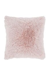 Catherine Lansfield 'Cuddly' Faux Fur Heart Cushion in Pink - Size: 45 cm x 45 cm - thumbnail 5