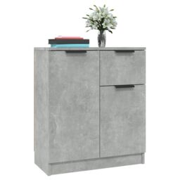 Berkfield Home Sideboard Concrete Grey 60x30x70 cm Engineered Wood - Size: 60 x 30 x 70 cm - thumbnail 4