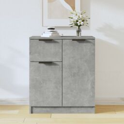 Berkfield Home Sideboard Concrete Grey 60x30x70 cm Engineered Wood - Size: 60 x 30 x 70 cm - thumbnail 1