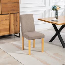 Artemis Home Almont Fabric Dining Chairs - Set of 2 in Brown - Size: 2 Pack - thumbnail 3