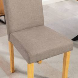 Artemis Home Almont Fabric Dining Chairs - Set of 2 in Brown - Size: 2 Pack - thumbnail 4