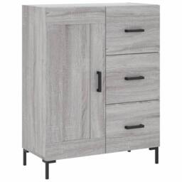 Berkfield Home Highboard Grey Sonoma 69.5x34x180 cm Engineered Wood - thumbnail 7