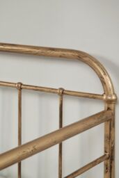 SlumberWorx Ickleford Industrial Living Room Bedroom Metal Day Bed Frame in Bronze - Size: Single - thumbnail 4