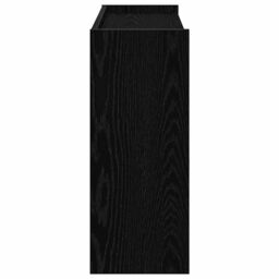 Berkfield Home Shoe Rack Black 80x25x62 cm Engineered Wood - Size: 80 x 25 x 62 cm - thumbnail 5