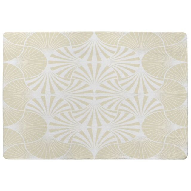 Benjamin Tate Design Golden Star Ornament Designer Rug in Natural - Size: Large - image 1
