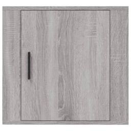 Berkfield Home Elegant Wall-mounted Bedside Cabinets 2 pcs Grey Sonoma 50x30x47 cm - Size: 50 x 30 x 47 cm - thumbnail 7
