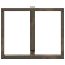 Berkfield Home Dining Table Legs T-Shaped¬†2 pcs Natural Steel 100x35x(72-73) cm… in Charcoal - thumbnail 6