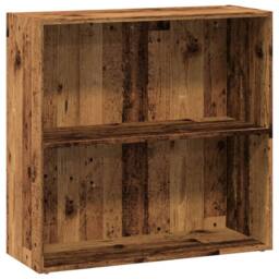 Berkfield Home Bookcase Old Wood 80x30x77 cm Engineered Wood in Brown - Size: 80 x 30 x 77 cm - thumbnail 2