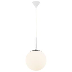 Nordlux Modern Indoor Pendant Light White Glass E27 Hand Blown Glass - Mains Powered, IP20 - thumbnail 2