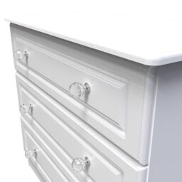 Ready Assembled 2 U Stratford 3 Drawer Chest (Ready Assembled) in White - thumbnail 4